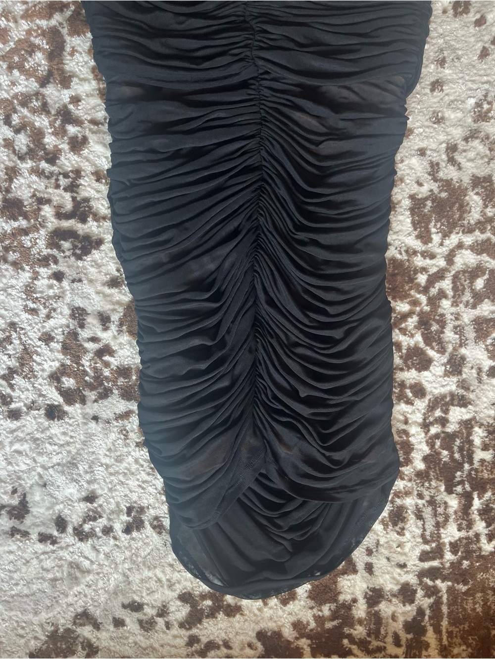 REVOLVE Black One-Shoulder Ruched Cocktail Dress - Picture 7 of 8